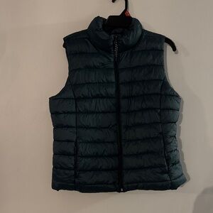GAP Women's Puffer Vest - Deep Teal